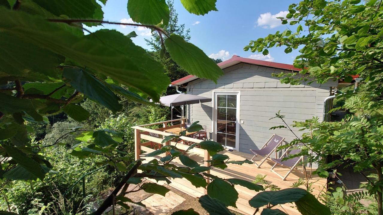 Ruhiges Ferienhaus Mit Sauna: Hellaberg III Langenbach  Esterno foto