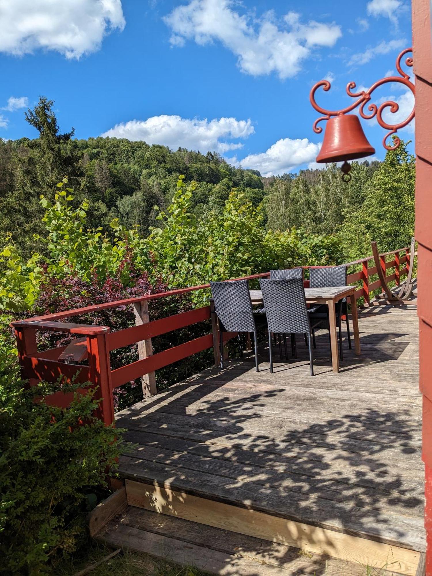 Ruhiges Ferienhaus Mit Sauna: Hellaberg III Langenbach  Esterno foto